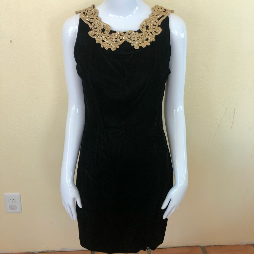 Jessica McClintock Gunne Sax velvet dress 11/12